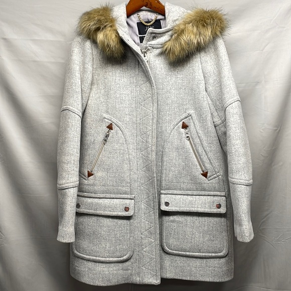 J. Crew Jackets & Blazers - J. Crew Italian Wool Parka Size 4